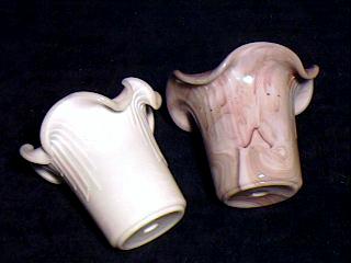 Hand Fluted pots