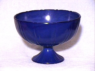 Cobalt Footed Bowl