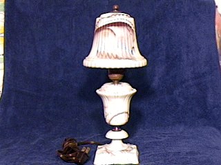 Marbleized Lamp