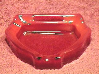 Red 3 Rest Ashtray